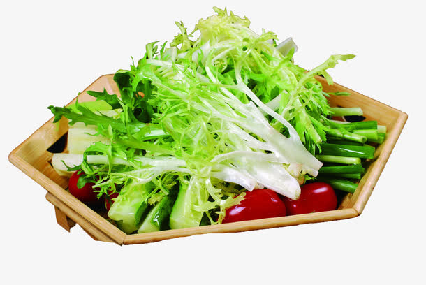 蘸酱生菜免抠