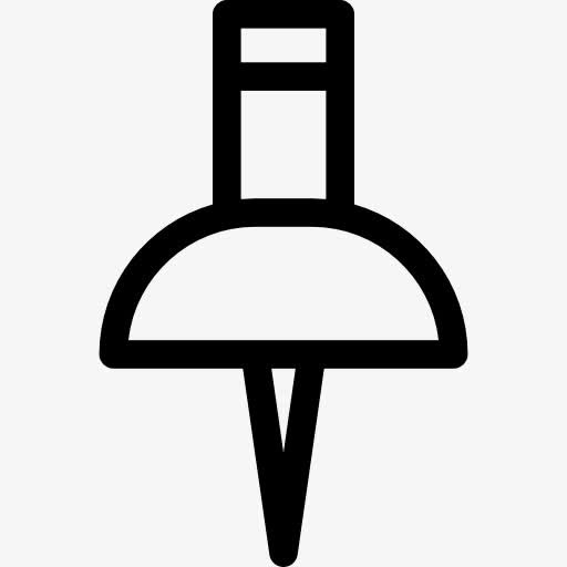 学院的Push Pin 图标免抠