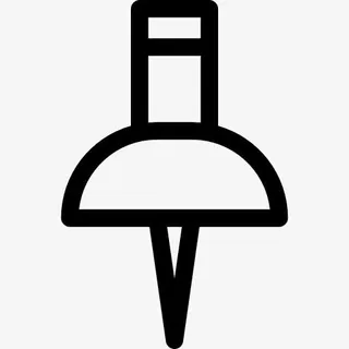 学院的Push Pin 图标免抠