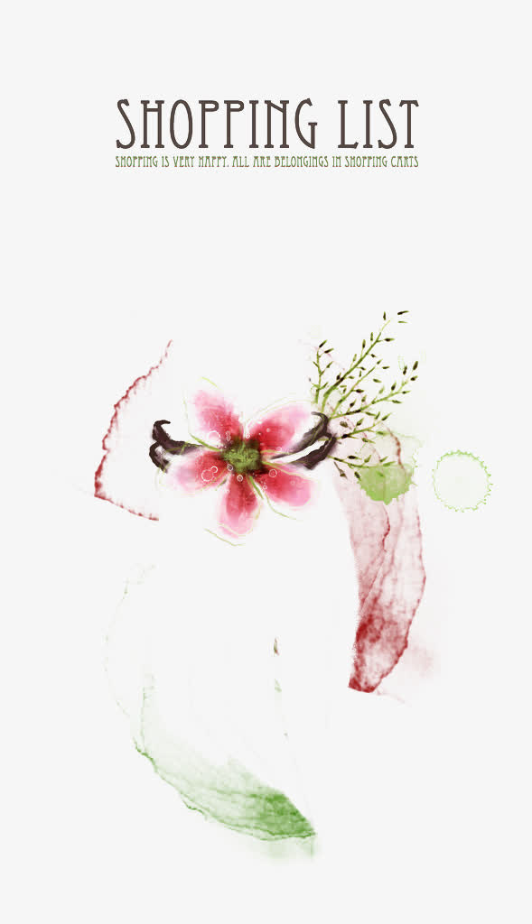 手绘花合集免抠