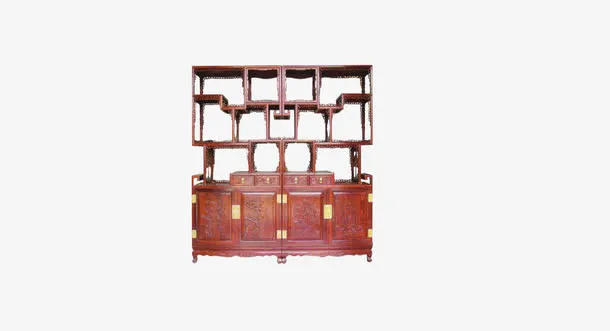 红木家具 木制家具 梅花格子免抠
