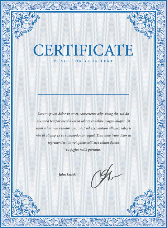 证书矢量素材免抠