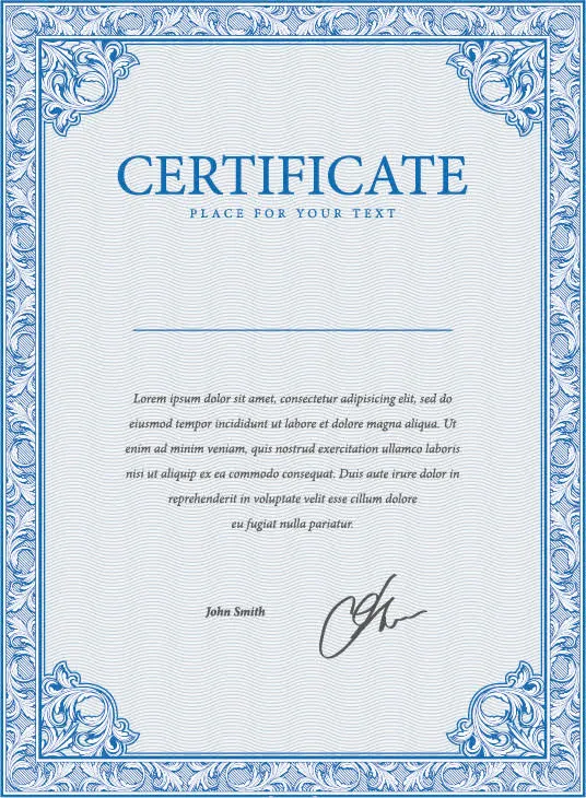 证书矢量素材免抠