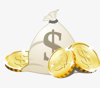 矢量砝码金币免抠