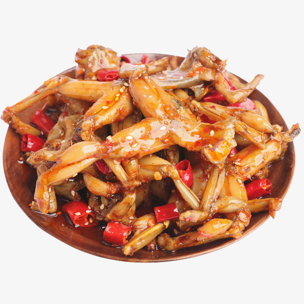 麻辣牛蛙肉免抠PNG免抠