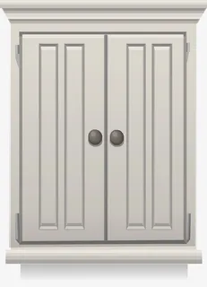 双开门柜子手绘简图免抠