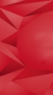 红色几何H5背景高清