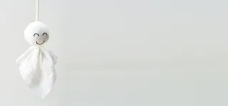 日本日系晴天娃娃白色背景高清