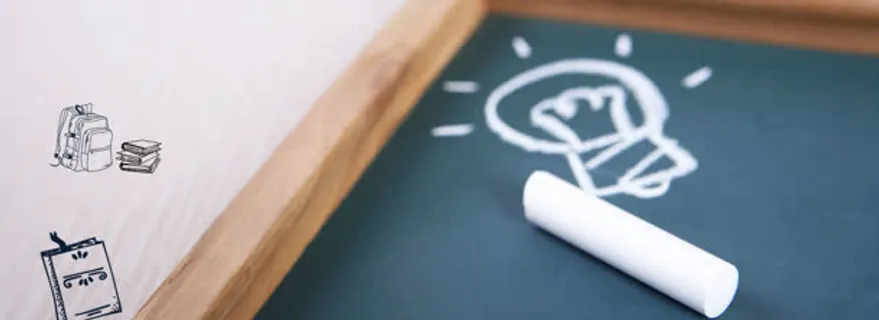 学校黑板纪念册背景banner