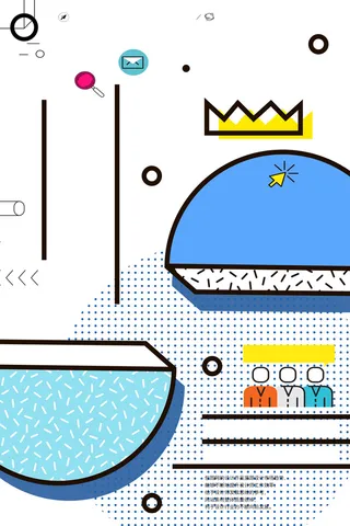 创意简约假期兼职招聘海报背景素材高清