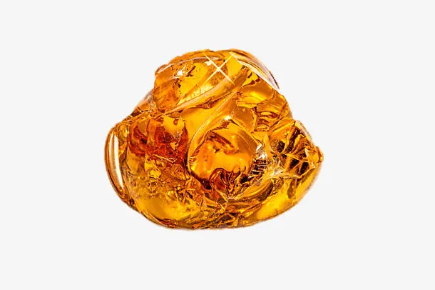 金色琥珀元素免抠