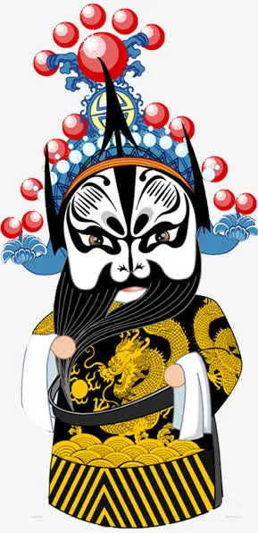 卡通可爱手绘戏剧人物免抠