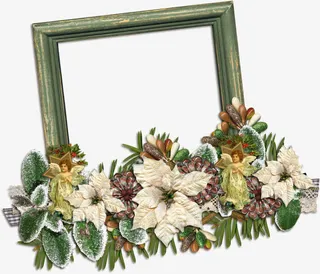 怀旧相片镜框免抠