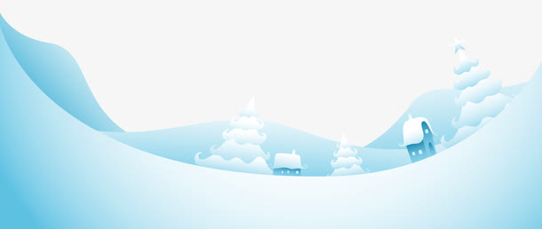 冬季雪景免抠