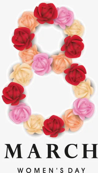 妇女节元素免抠