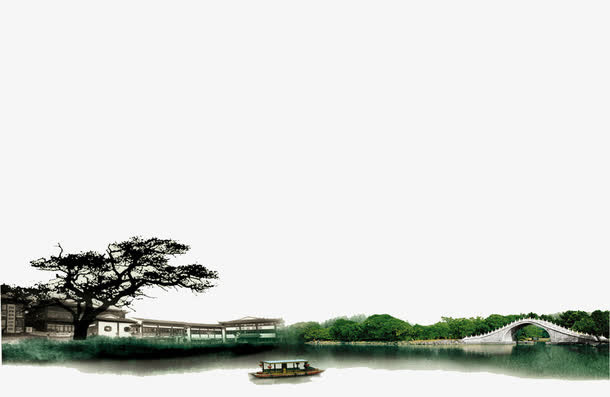 山水画免抠