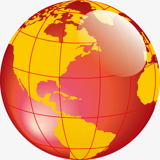 矢量创意立体地球图免抠