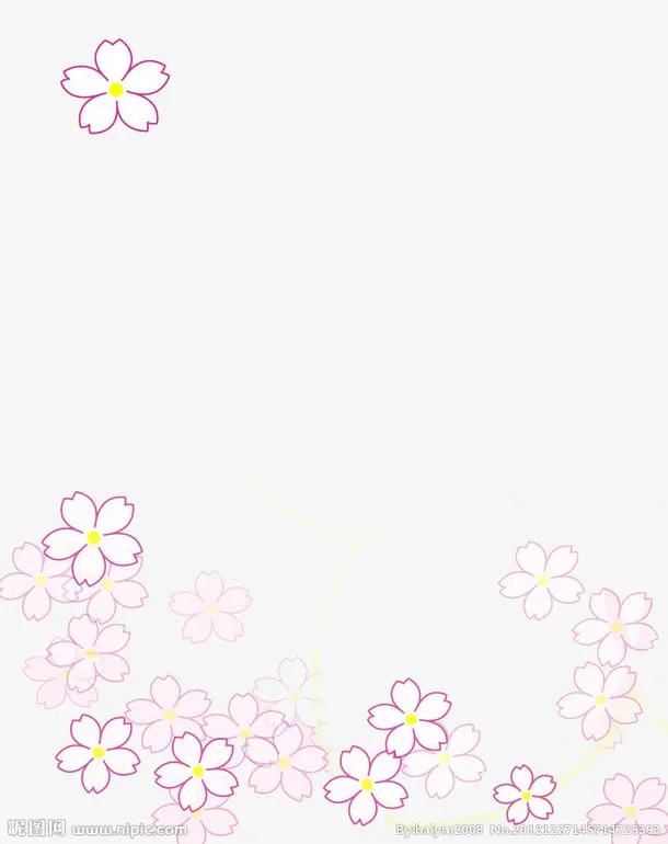 樱花边框图片免抠
