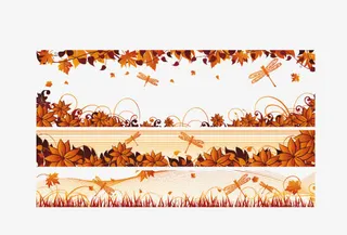 花卉背景装饰矢量图