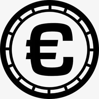 欧元硬币的象征图标免抠 欧元硬币的象征图标免抠