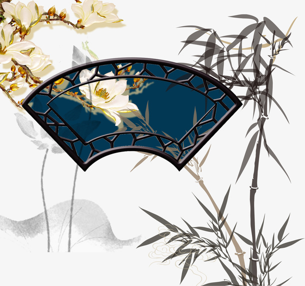 古典国际中国风背景免抠