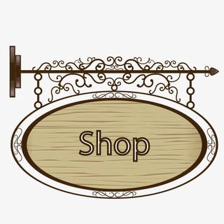 商店铁艺挂牌免抠