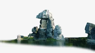 园林山石造型免抠