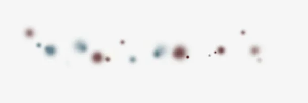 蓝色卡其色圆点光效免抠