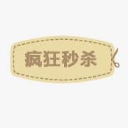 淘宝小标签淘宝标签  疯狂秒杀免抠