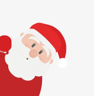 卡通圣诞老人可爱免抠