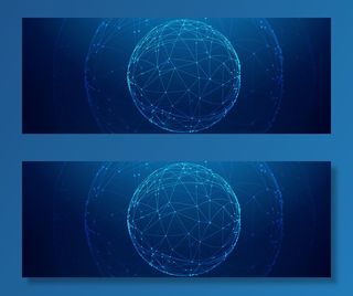 蓝色科技背景高清