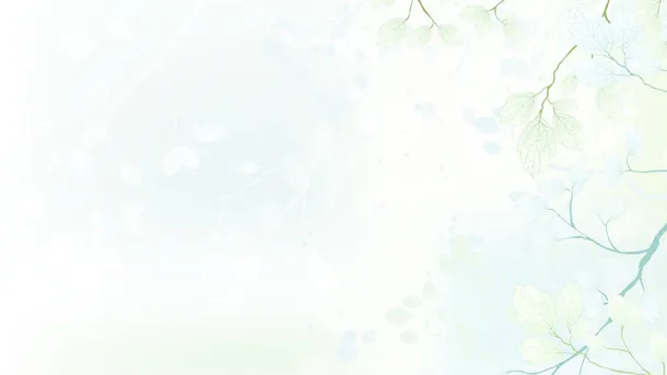 复古中国风背景绿意