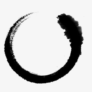 浓郁泼墨毛笔圈免抠