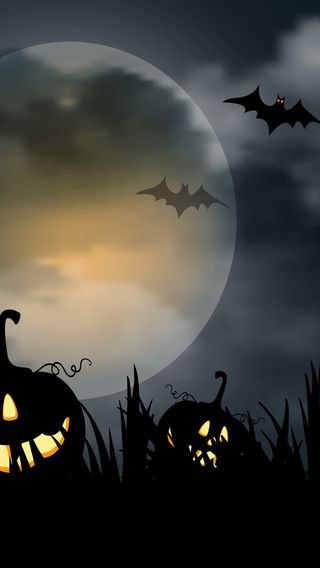 万圣节可爱高清H5背景高清