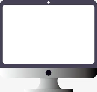 免抠素材银色台式苹果样机电脑免抠