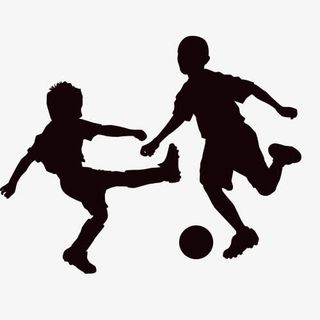 儿童剪影孩子剪影图片免抠