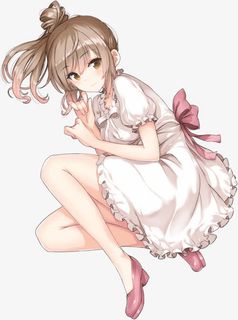 立绘动漫女仆装女孩免抠