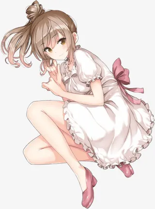 立绘动漫女仆装女孩免抠