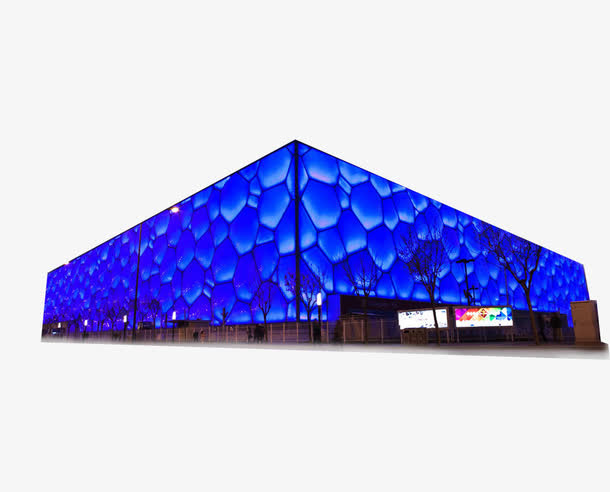 水立方建筑免抠