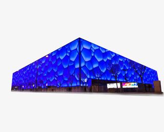 水立方建筑免抠