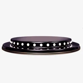 一个立体化的黑色底座免抠