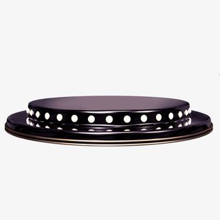 一个立体化的黑色底座免抠