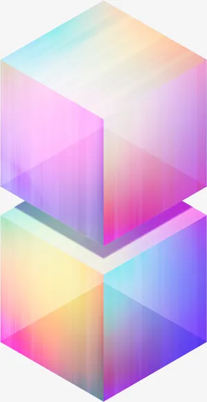 时尚大气几何立体结构装饰图案免抠