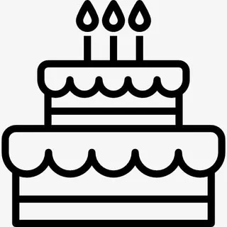 生日蛋糕图标免抠图标元素 生日蛋糕图标免抠图标元素