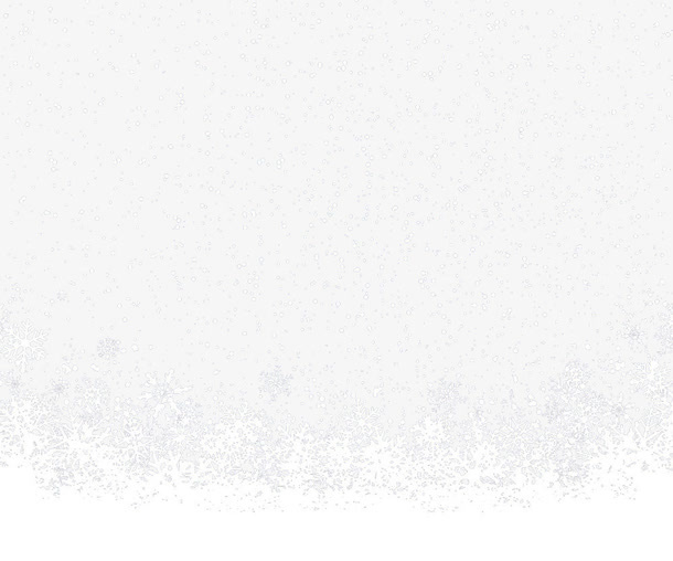 白色雪花免抠
