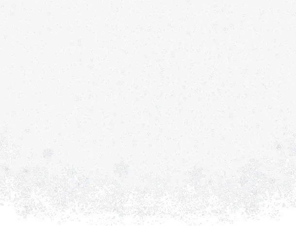 白色雪花免抠