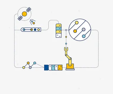 简约电路图PNG免抠