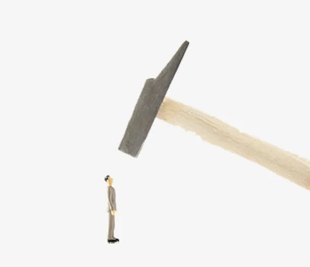 小人物与锤子免抠