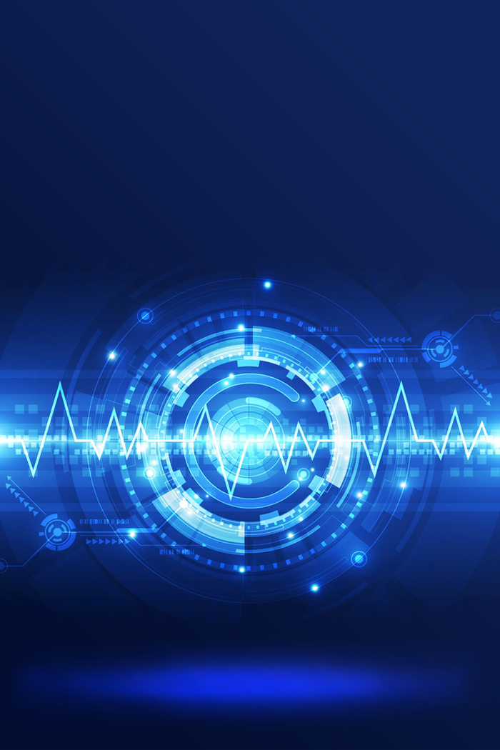 蓝色商务科技感数码产品科技背景高清