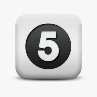 磨砂白广场图标字母数字固体字母免抠